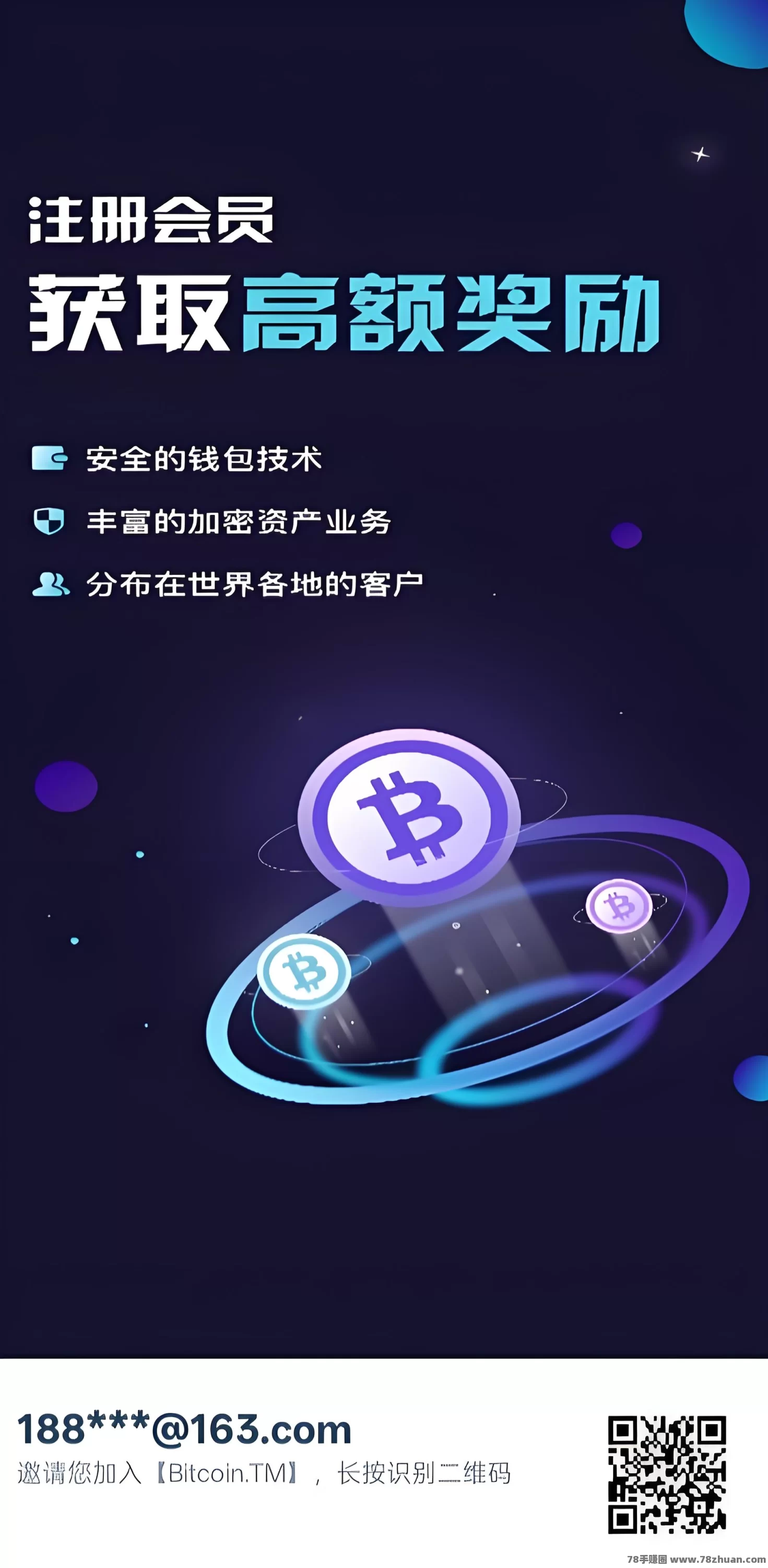Bitcoin.TM交易所：注册即送100bit代币，月底开放交易变现！